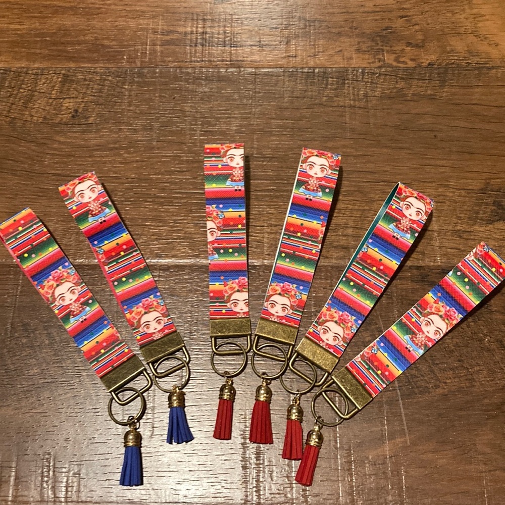 Frida Wrist Key Fob Chain. Great for Gifts